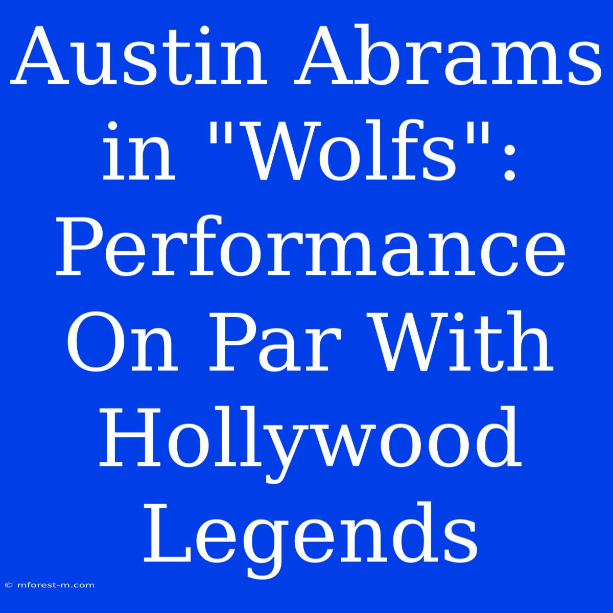 Austin Abrams In 