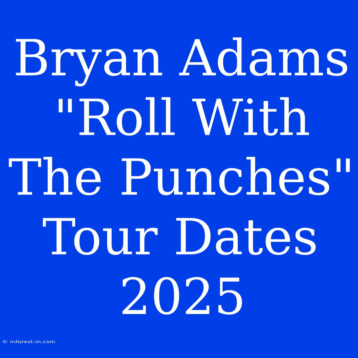 Bryan Adams 