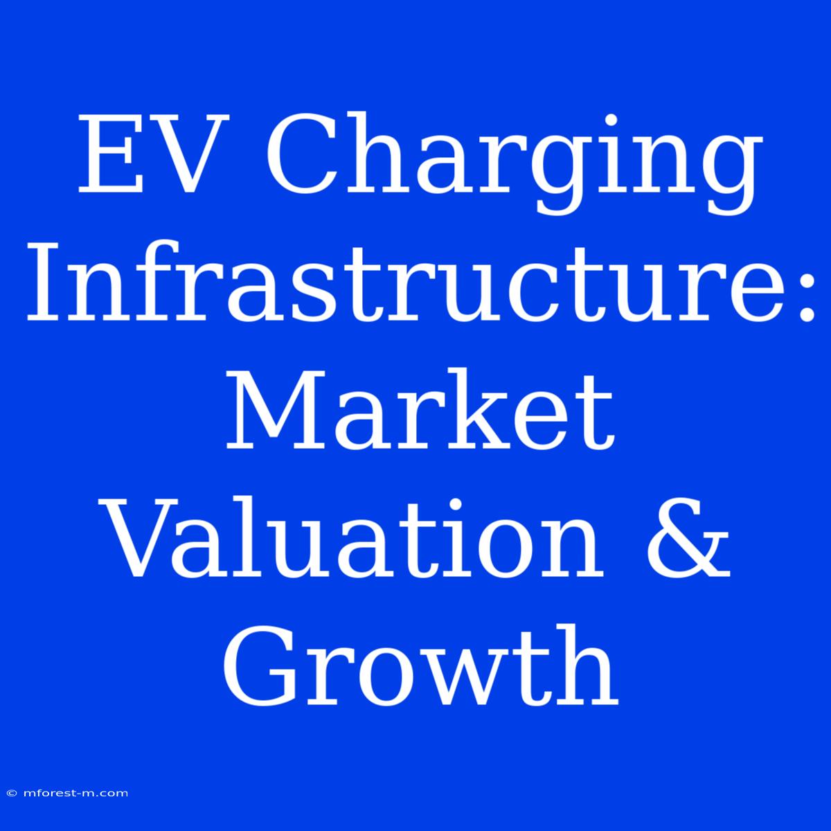 EV Charging Infrastructure: Market Valuation & Growth