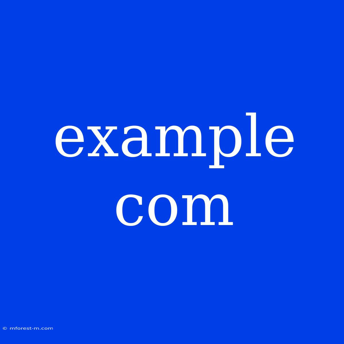 Example Com