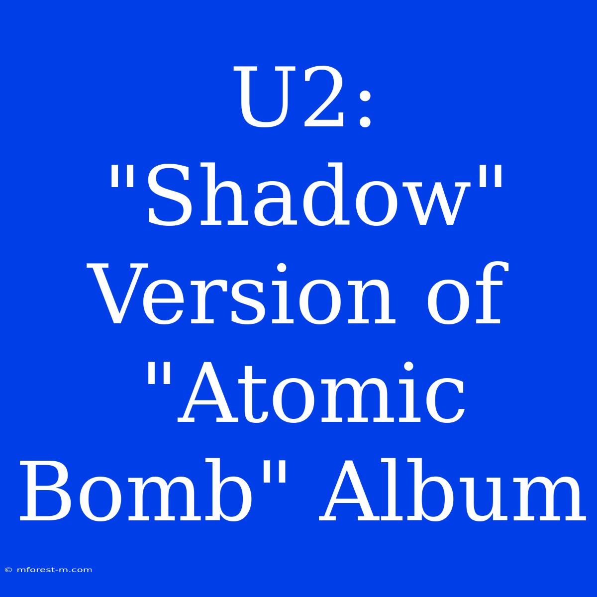 U2: 