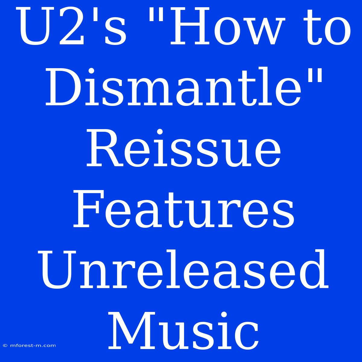 U2's 