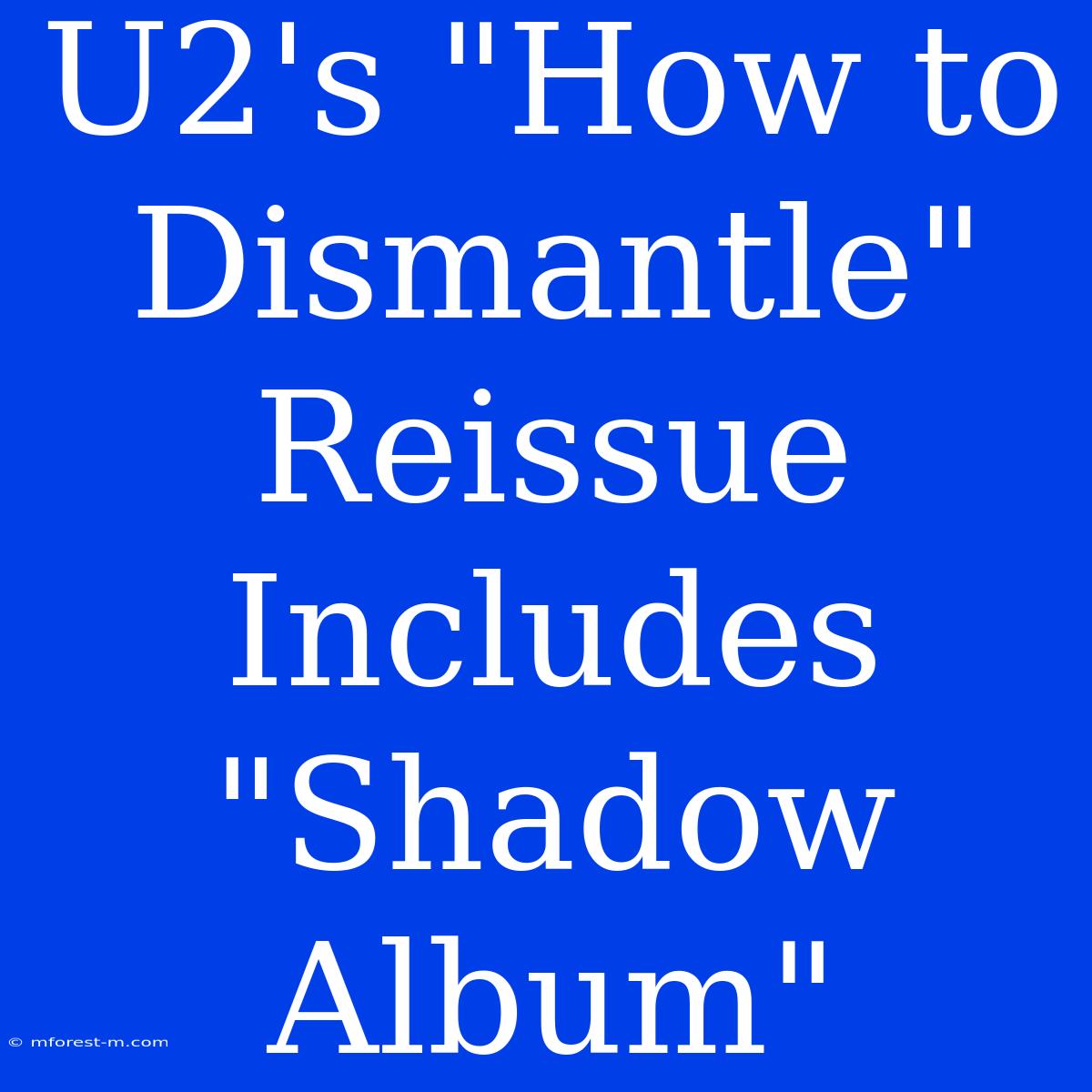 U2's 