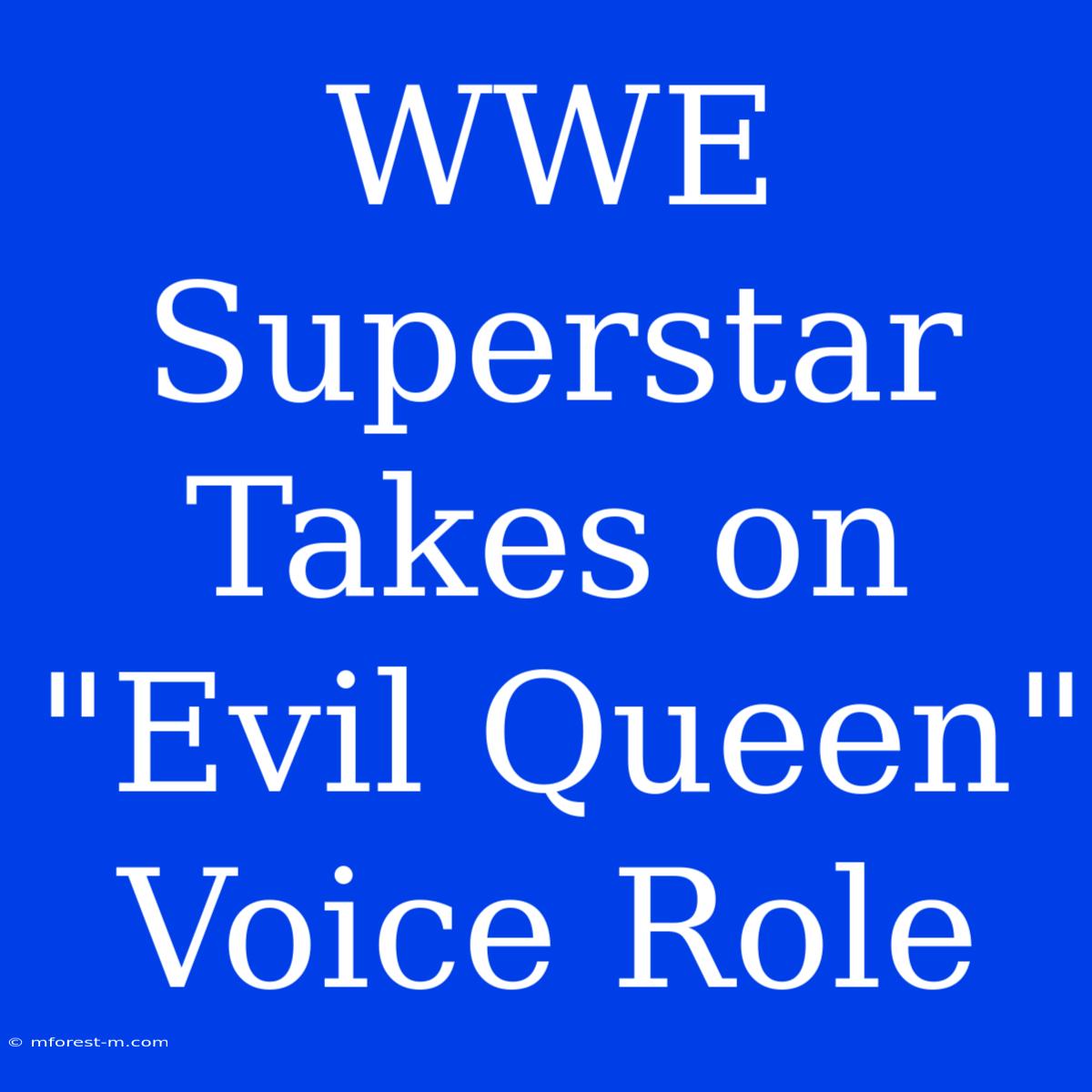 WWE Superstar Takes On 